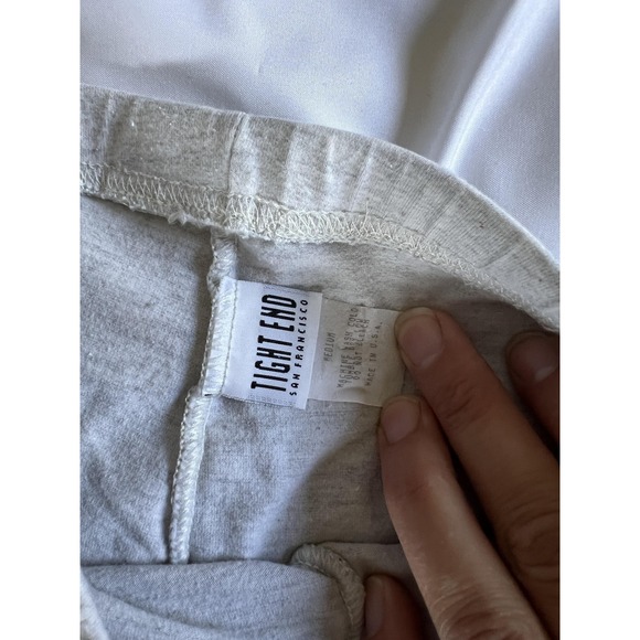 Tight End Pants‎ Womens M Gray Lounge Cotton Made USA Lightweight Jogger Style - Picture 4 of 9